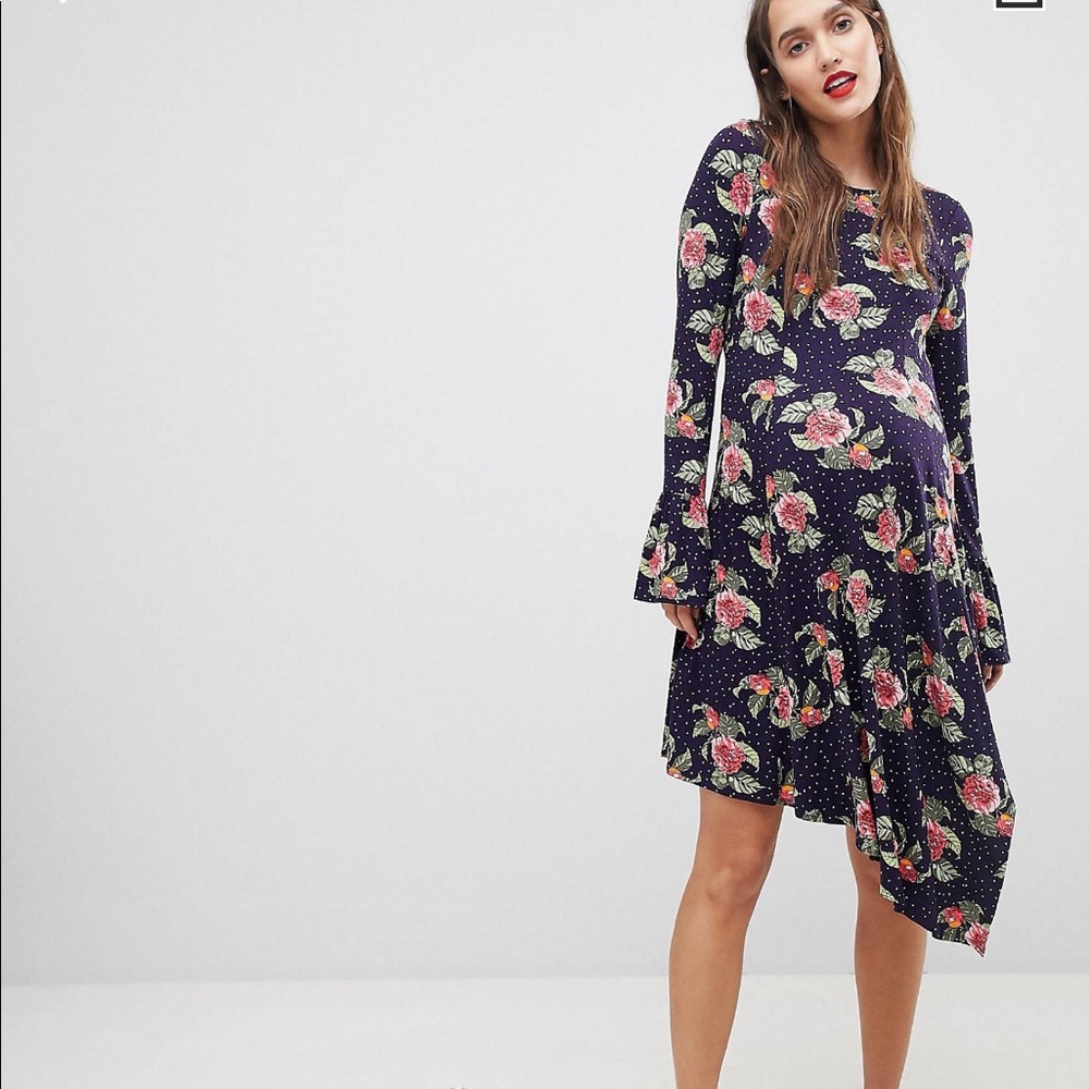 ASOS maternity floral mini dress- US6